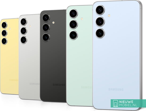 Samsung Galaxy S24 FE All Colors Lined Up