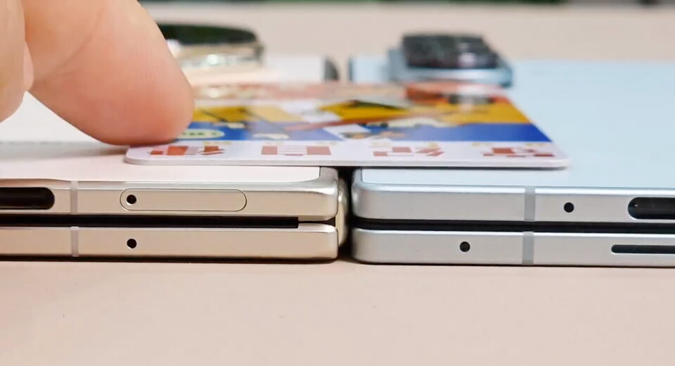 8.9-mm-thick Samsung Galaxy Fold 7 thinner than the 8.8-mm-thick Honor Magic V5