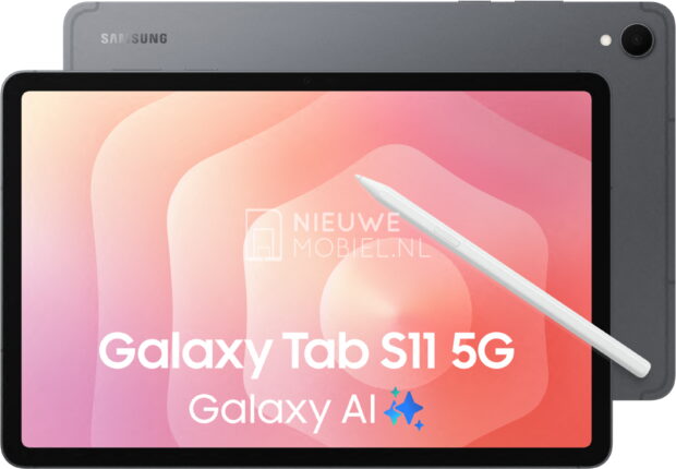 Exclusive pics of Samsung Galaxy Tab S11 5G by NieuweMobiel.NL