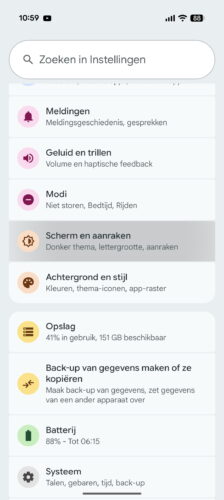 Google Pixel 10 Pro Screenshot Scherm En Aanraken Active