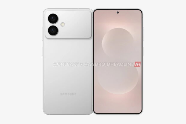 Samsung Galaxy S26 Edge CAD render from @onleaks and AndroidHeadlines