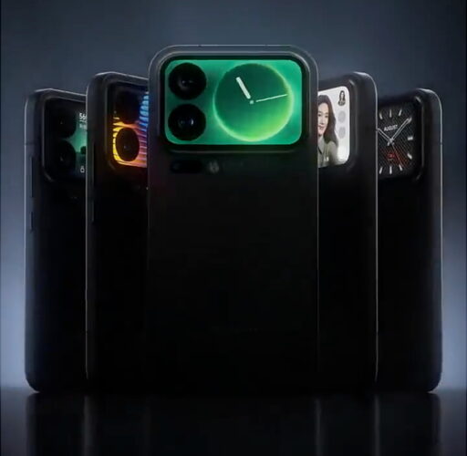 Xiaomi 17 Pro Max promo video with secondary display on