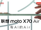 Lenovo Motoroola Moto X70 Air Teaser