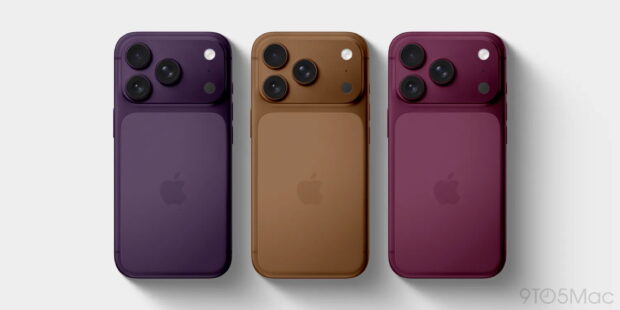 iPhone 18 Pro rumored colors via 9to5mac
