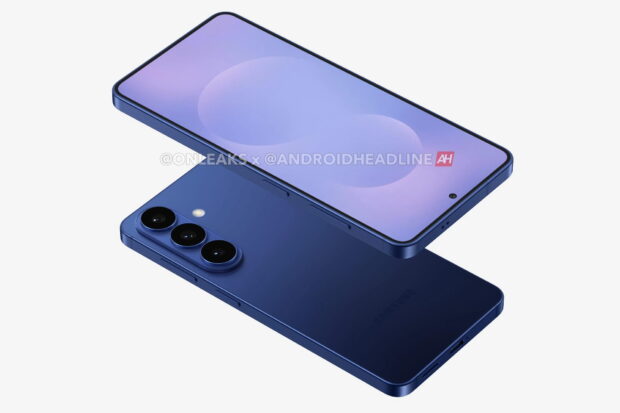 Samsung Galaxy S26 CAD render from @onleaks on AndroidHeadlines