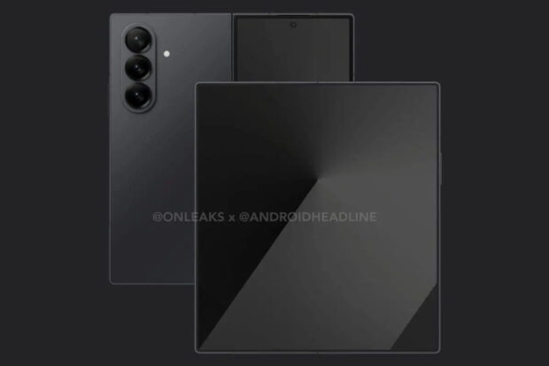Samsung Galaxy Z Fold 7 render by Onleaks published on Android Headlines Samsung Galaxy Z Fold 7 render by Onleaks published on Android Headlines