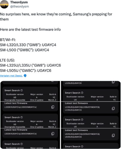 Samsung Galaxy Watch 8 type numbers Samsung Galaxy Watch 8 type numbers