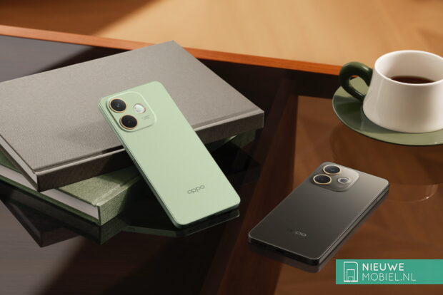 Oppo A5 Pro 5G in Olive Green and Brown Black Oppo A5 Pro 5G in Olive Green and Brown Black