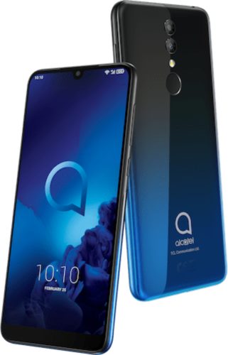 Alcatel 3 2019 blue overview