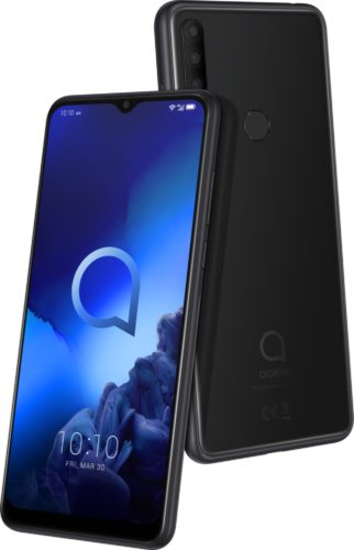 Alcatel 3x 2019 zwart overzicht