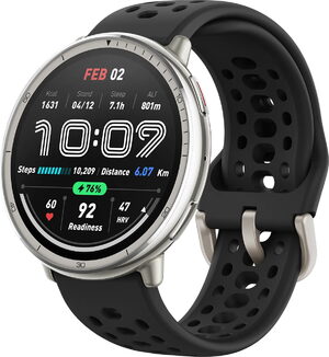 Amazfit active 2 round zwart silicone