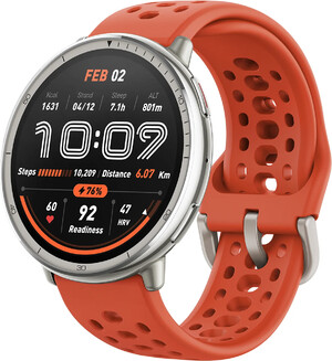 Amazfit active 2 round rood silicone