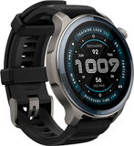 Amazfit Balance 2 zilver zwart voorkant linkerzijkant