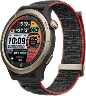 Amazfit Cheetah Pro gold Vorderseite rechte Seite