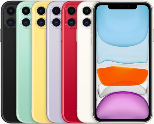 Apple iPhone 11 color overview