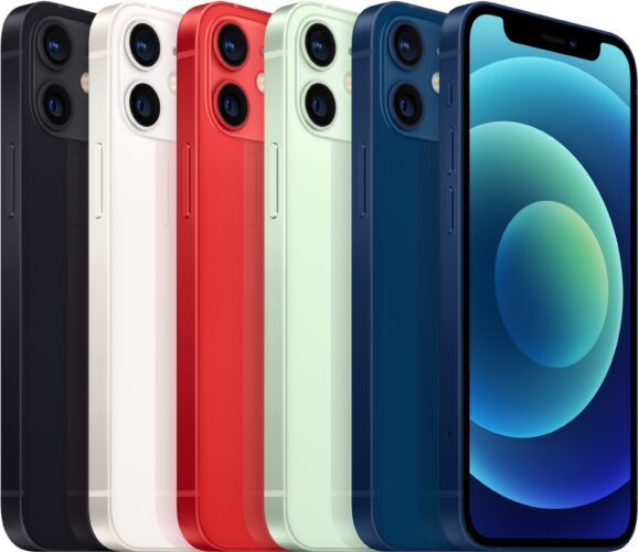 Apple iPhone 12 mini Farben Übersicht