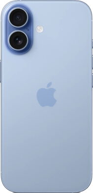 Apple iPhone 17 blauw achterkant