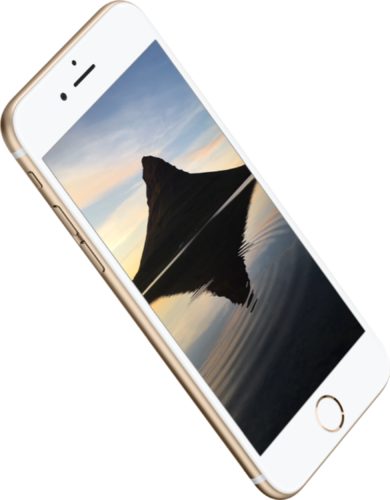 Apple iPhone 6s gold top left side