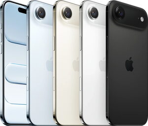Apple iPhone Air kleuren overzicht voorkant