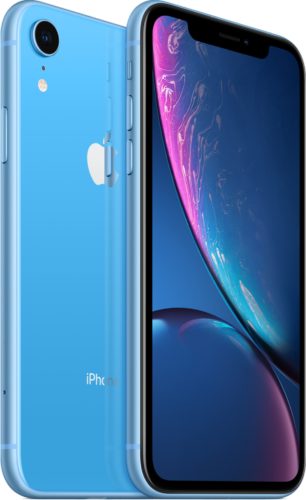 Apple iPhone XR overzicht blauw