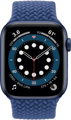 Apple Watch Series 6 44mm front aluminium blue