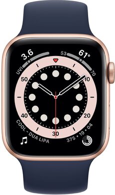 Apple Watch Series 6 44mm front aluminium gold