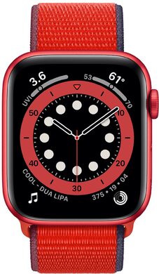 Apple Watch Series 6 44mm front aluminium red