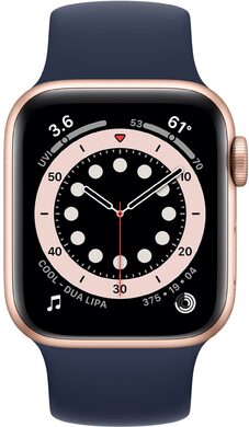Apple Watch Series 6 4G 40mm front guld