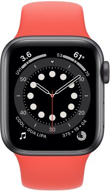 Apple Watch Series 6 4G 40mm front grå