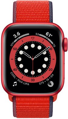 Apple Watch Series 6 4G 40mm front röd