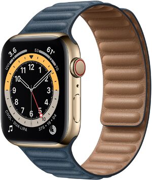 Apple Watch Series 6 4G 44mm couverture à droite or stainless steel