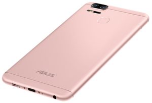 Asus Zenfone Zoom S gold Rückseite linke Seite