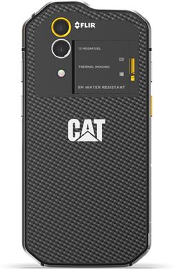 Cat S60 zwart achterkant