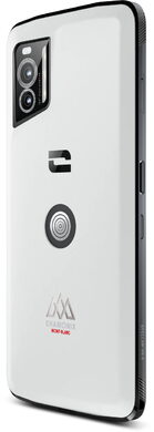 Crosscall Stellar X5s wit achterkant linkerzijkant