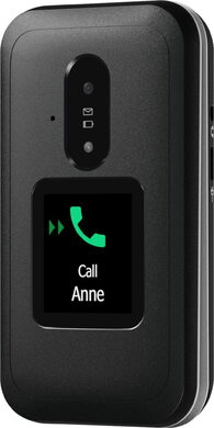 Doro Leva E30 sort hvid front højre side