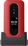 Doro Leva L30 rood voorkant gesloten dock