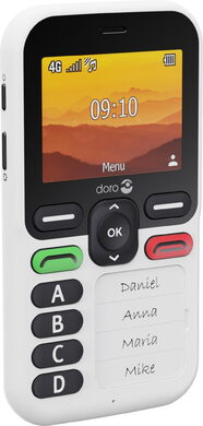 Doro Leva X10 black white front left side