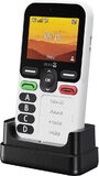 Doro Leva X10 black white front right side dock