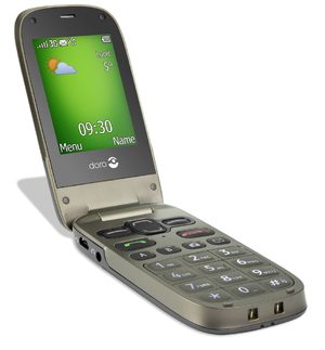 Doro PhoneEasy 622 opened black mocca