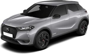 DS 3 crossback e tense grey front right side