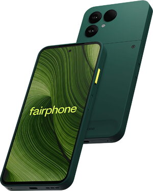 Fairphone 6 green overview