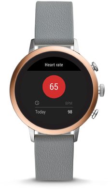 Fossil Q Venture HR gris leather