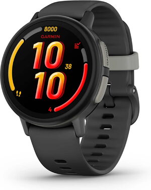 Garmin Bounce 2 grijs voorkant rechterzijkant