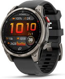 Garmin fenix 8 Pro 47mm titanium grijs voorkant rechterzijkant