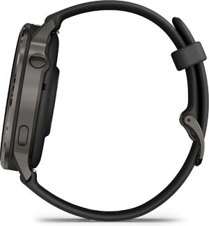 Garmin Venu 4 45mm zwart rechterzijkant
