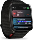 Garmin Venu X1 zwart voorkant linkerzijkant