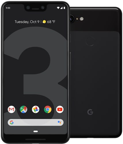 Google Pixel 3 XL schwarz Übersicht