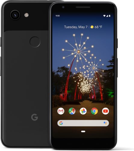 Google Pixel 3a black overview