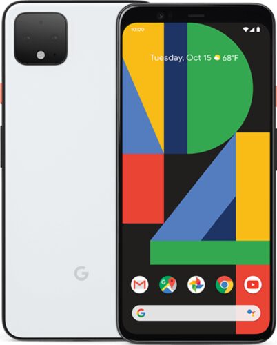 Google Pixel 4 wit overzicht