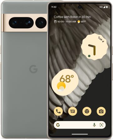 Google Pixel 7 Pro vert résumé